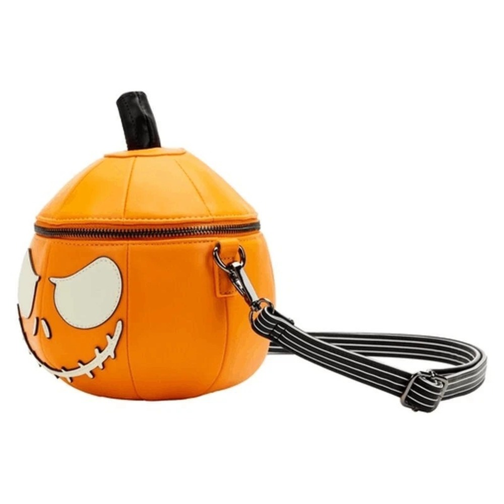 Loungefly Disney The Nightmare Before Christmas Jack Glow Pumpkin Crossbody Bag - Picture 3 of 6